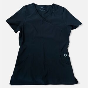 Cherokee - Infinity - Women's 4-Pocket STRETCH Mock Wrap Scrub Top - Size: Small